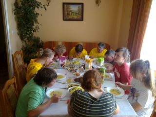 Na obiedzie w Darżlubiu…